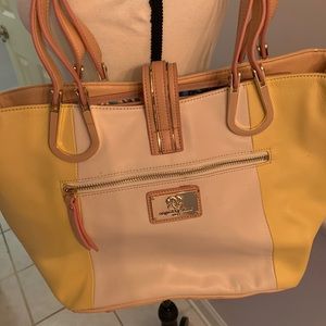 Original by Sharif hand bag with floral in lay